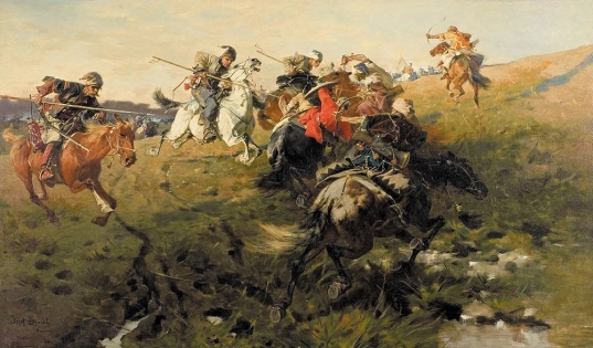 Битва козаків з татарами. Й. Брандт | | Про Україну